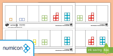 Visual Numberline Display Posters with Numicon 1-20